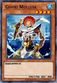 Gishki Mollusk, Yu-Gi-Oh! card, WATER