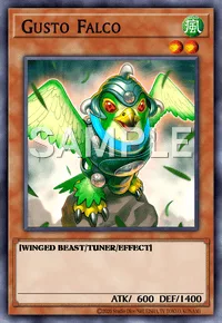 Gusto Falco, Yu-Gi-Oh! card, WIND