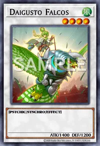 Daigusto Falcos, Yu-Gi-Oh! card, WIND