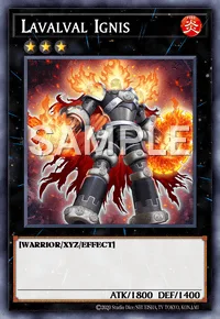 Lavalval Ignis, Yu-Gi-Oh! card, FIRE