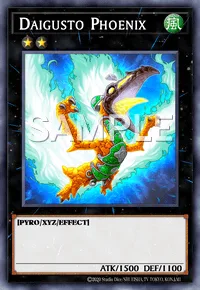 Daigusto Phoenix, Yu-Gi-Oh! card, WIND