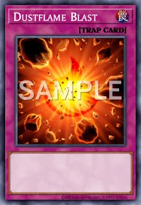 Dustflame Blast, Yu-Gi-Oh! card, TRAP