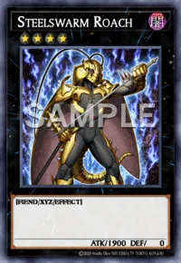 Steelswarm Roach, Yu-Gi-Oh! card, DARK