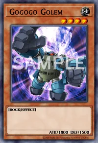 Gogogo Golem, Yu-Gi-Oh! card, EARTH