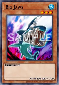 Big Jaws, Yu-Gi-Oh! card, WATER