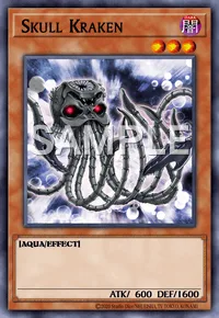 Skull Kraken, Yu-Gi-Oh! card, DARK