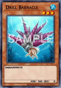 Drill Barnacle, Yu-Gi-Oh! card, WATER