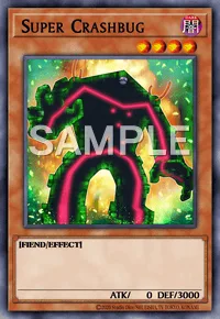 Super Crashbug, Yu-Gi-Oh! card, DARK