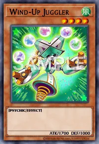 Wind-Up Juggler, Yu-Gi-Oh! card, WIND