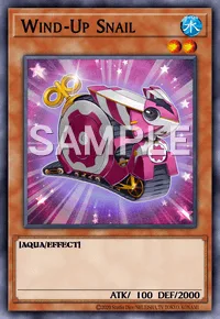 Wind-Up Snail, Yu-Gi-Oh! card, WATER