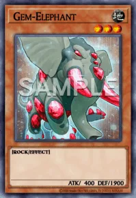 Gem-Elephant, Yu-Gi-Oh! card, EARTH