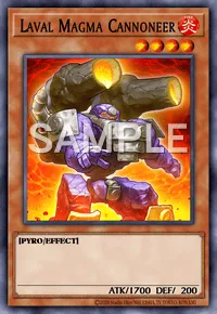 Laval Magma Cannoneer, Yu-Gi-Oh! card, FIRE
