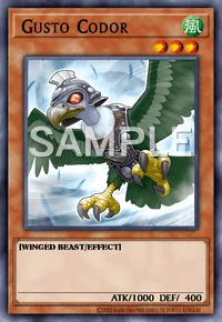 Gusto Codor, Yu-Gi-Oh! card, WIND