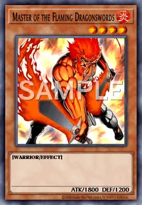 Master of the Flaming Dragonswords, Yu-Gi-Oh! card, FIRE
