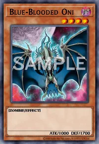 Blue-Blooded Oni, Yu-Gi-Oh! card, DARK