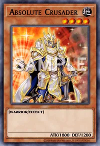 Absolute Crusader, Yu-Gi-Oh! card, EARTH