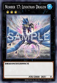 Number 17: Leviathan Dragon, Yu-Gi-Oh! card, WATER