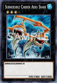 Submersible Carrier Aero Shark, Yu-Gi-Oh! card, WATER