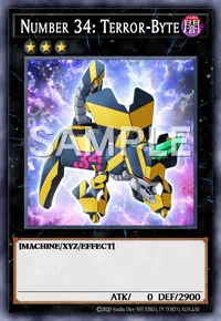Number 34: Terror-Byte, Yu-Gi-Oh! card, DARK