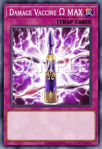 Damage Vaccine Ω MAX, Yu-Gi-Oh! card, TRAP