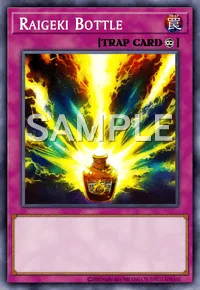 Raigeki Bottle, Yu-Gi-Oh! card, TRAP