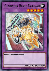 Gladiator Beast Essedarii, Yu-Gi-Oh! card, EARTH