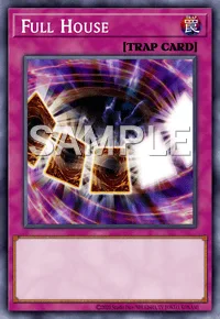 Full House, Yu-Gi-Oh! card, TRAP
