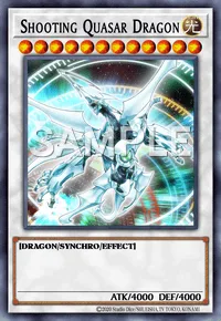 Shooting Quasar Dragon, Yu-Gi-Oh! card, LIGHT