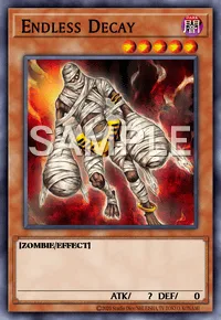 Endless Decay, Yu-Gi-Oh! card, DARK