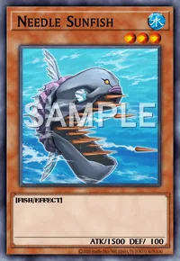 Needle Sunfish, Yu-Gi-Oh! card, WATER