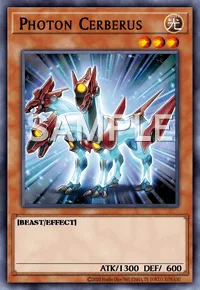 Photon Cerberus, Yu-Gi-Oh! card, LIGHT