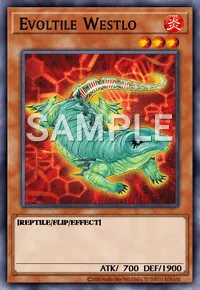 Evoltile Westlo, Yu-Gi-Oh! card, FIRE