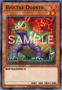 Evoltile Odonto, Yu-Gi-Oh! card, FIRE
