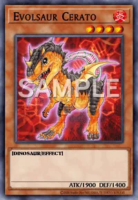 Evolsaur Cerato, Yu-Gi-Oh! card, FIRE