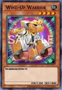 Wind-Up Warrior, Yu-Gi-Oh! card, EARTH