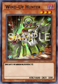 Wind-Up Hunter, Yu-Gi-Oh! card, DARK