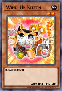 Wind-Up Kitten, Yu-Gi-Oh! card, EARTH