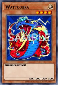 Wattcobra, Yu-Gi-Oh! card, LIGHT
