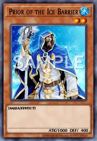 Prior of the Ice Barrier, Yu-Gi-Oh! card, WATER