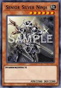 Senior Silver Ninja, Yu-Gi-Oh! card, EARTH