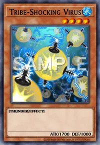 Tribe-Shocking Virus, Yu-Gi-Oh! card, WATER