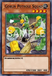 Goblin Pothole Squad, Yu-Gi-Oh! card, EARTH