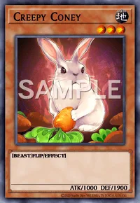 Creepy Coney, Yu-Gi-Oh! card, EARTH