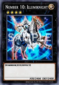 Number 10: Illumiknight, Yu-Gi-Oh! card, LIGHT