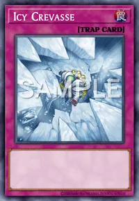 Icy Crevasse, Yu-Gi-Oh! card, TRAP