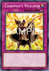 Champion's Vigilance, Yu-Gi-Oh! card, TRAP