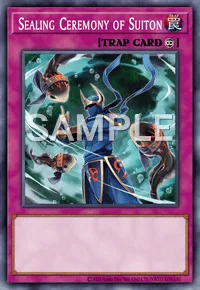 Sealing Ceremony of Suiton, Yu-Gi-Oh! card, TRAP