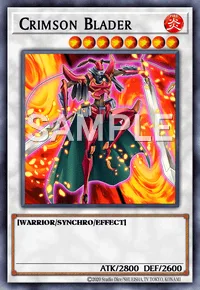 Crimson Blader, Yu-Gi-Oh! card, FIRE