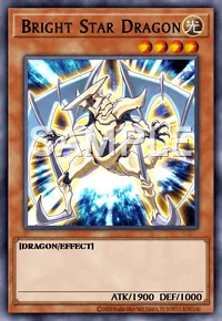 Bright Star Dragon, Yu-Gi-Oh! card, LIGHT