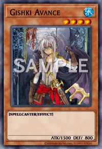 Gishki Avance, Yu-Gi-Oh! card, WATER
